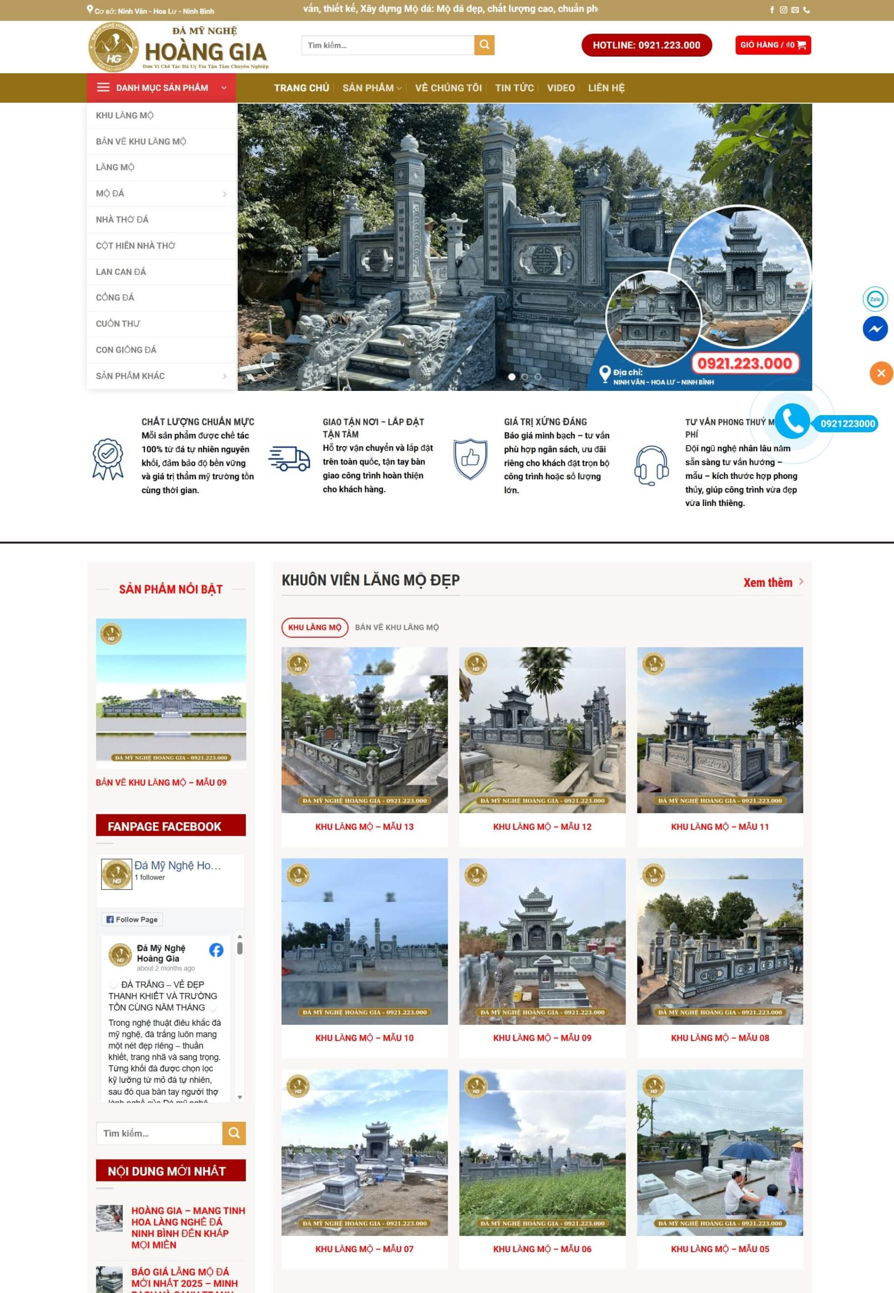 Theme WordPress đá mỹ nghệ 15