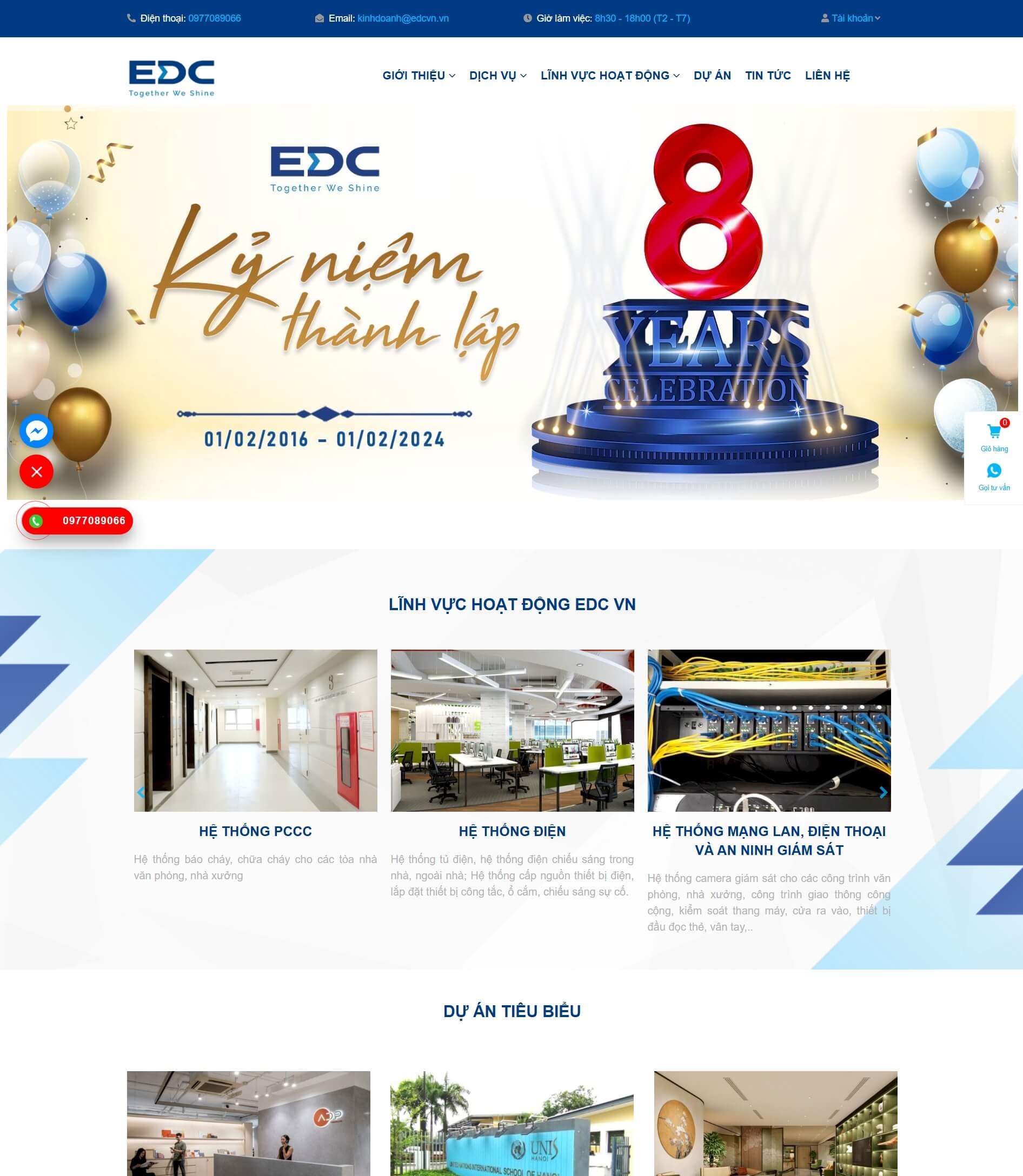 Theme WordPress Công Nghệ Giải Pháp Cơ Điện Toàn Diện