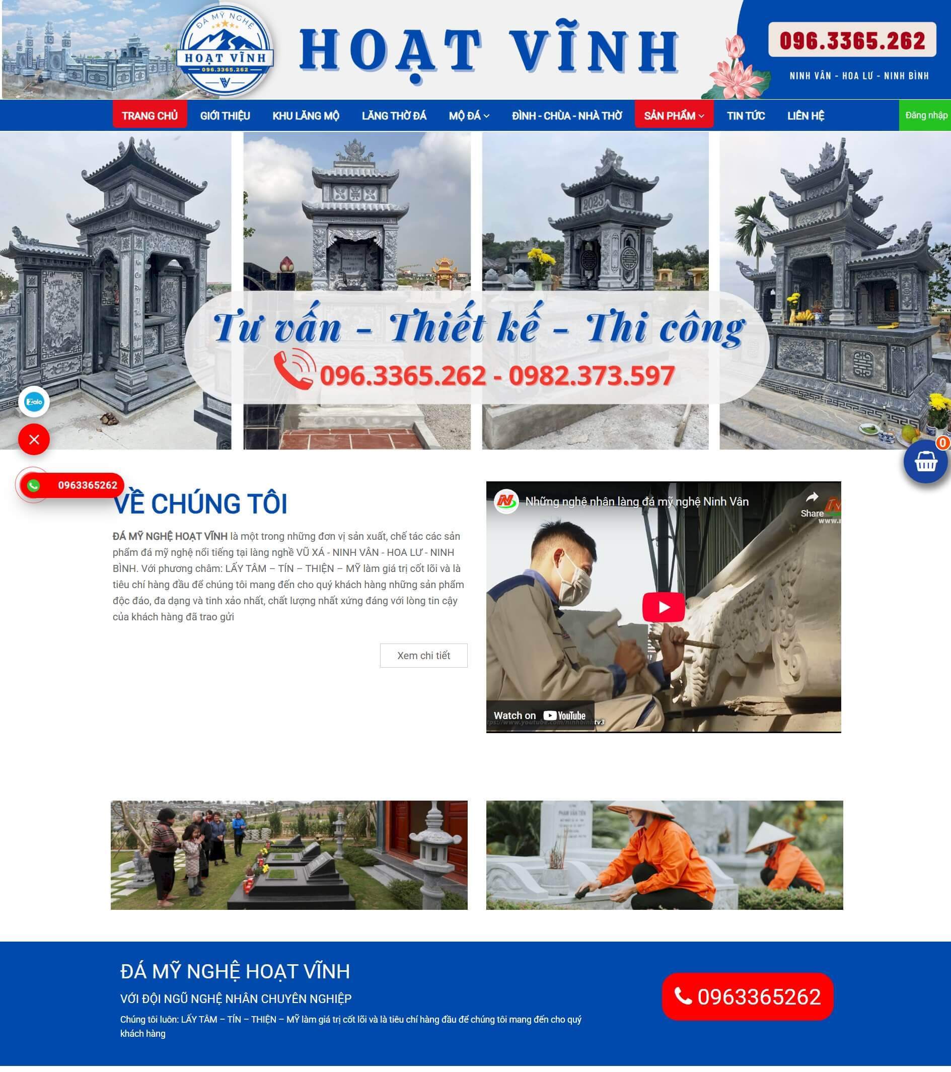 Theme WordPress Đá Mỹ Nghệ 17