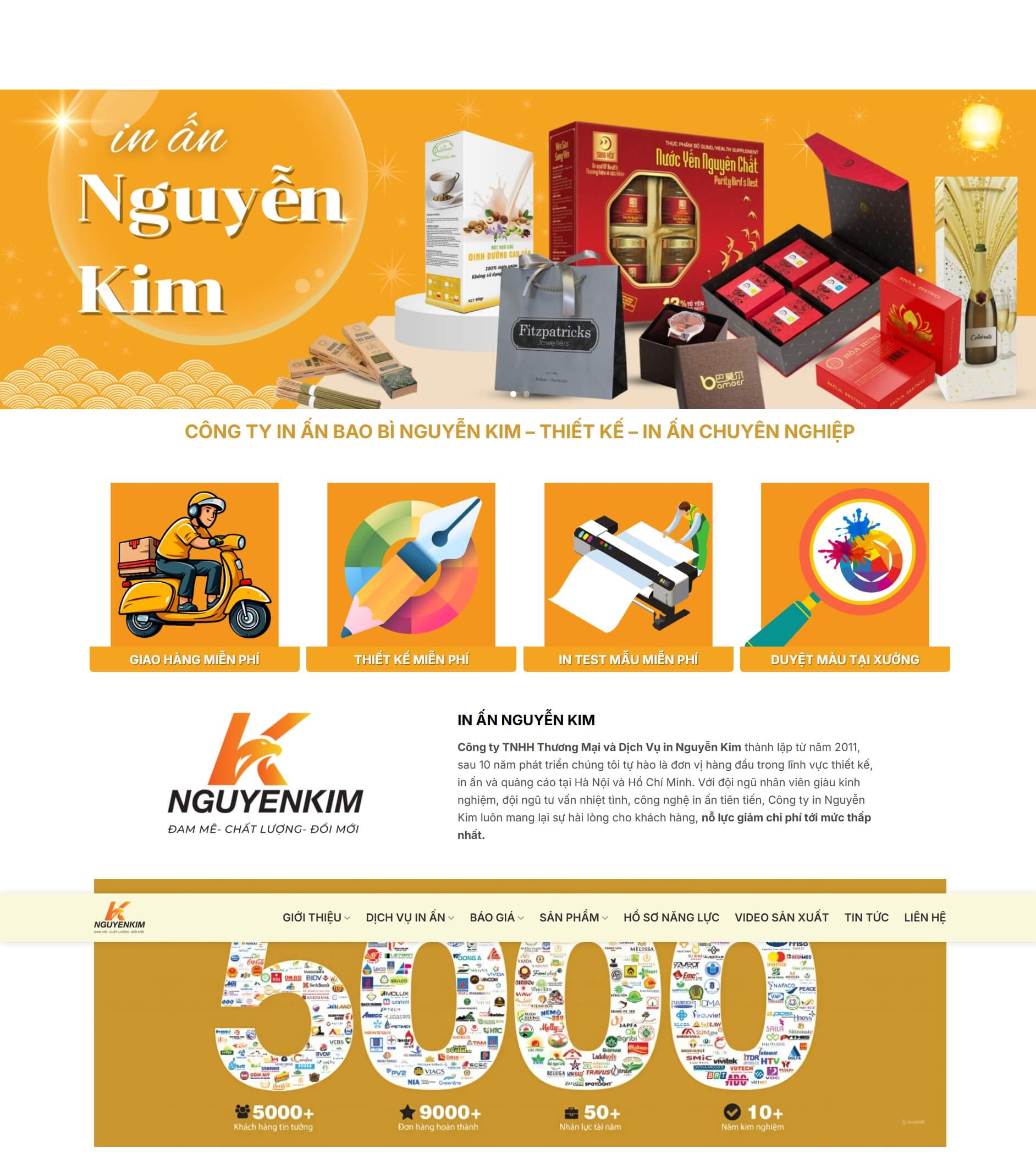 Theme WordPress Quà Tặng In Ấn