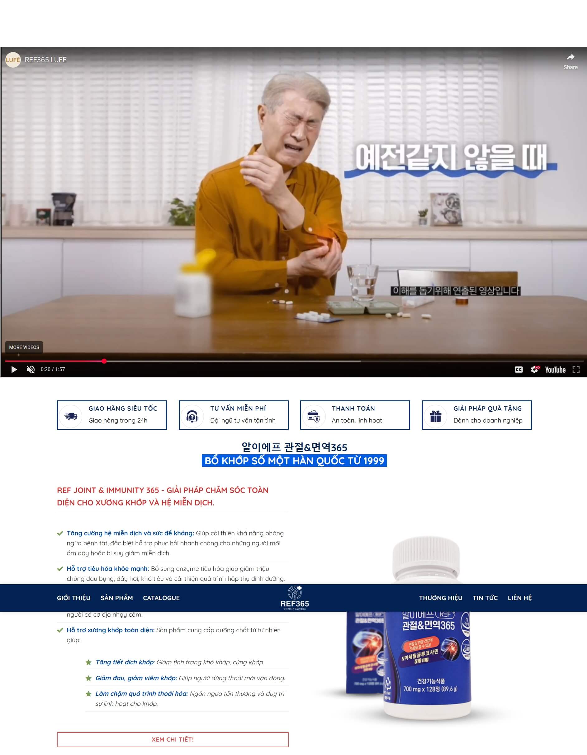 Theme WordPress Dược Phẩm Thuốc Ref365lufe