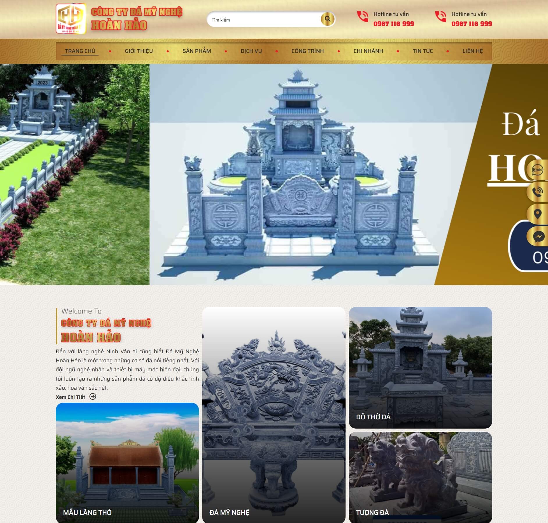 Theme WordPress đá mỹ nghệ 02
