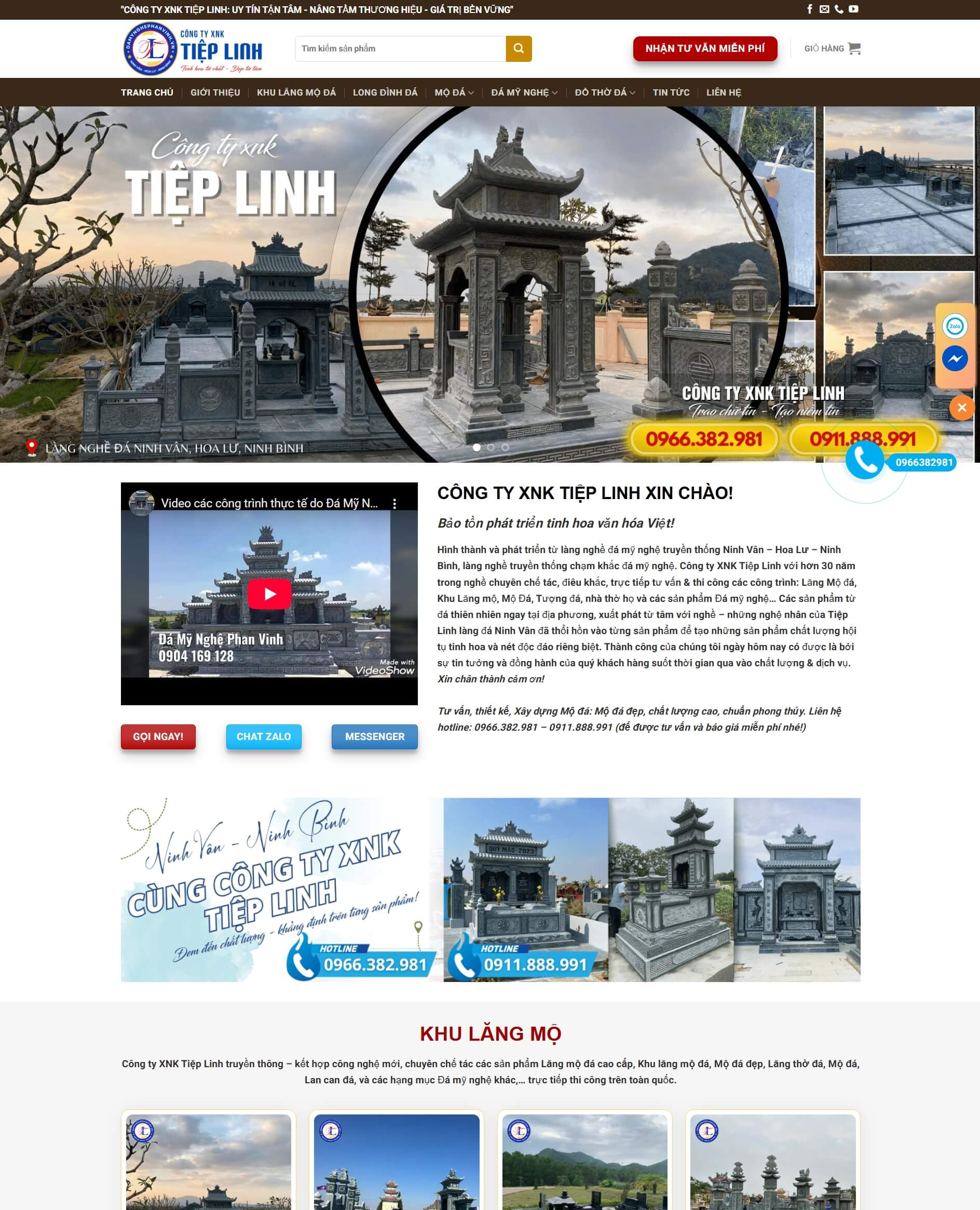 Theme WordPress đá mỹ nghệ 04