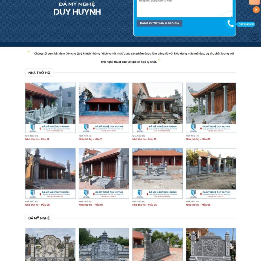 Theme WordPress đá mỹ nghệ 07