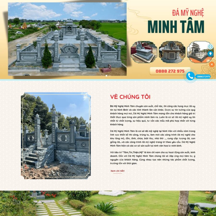 Theme WordPress đá mỹ nghệ 12