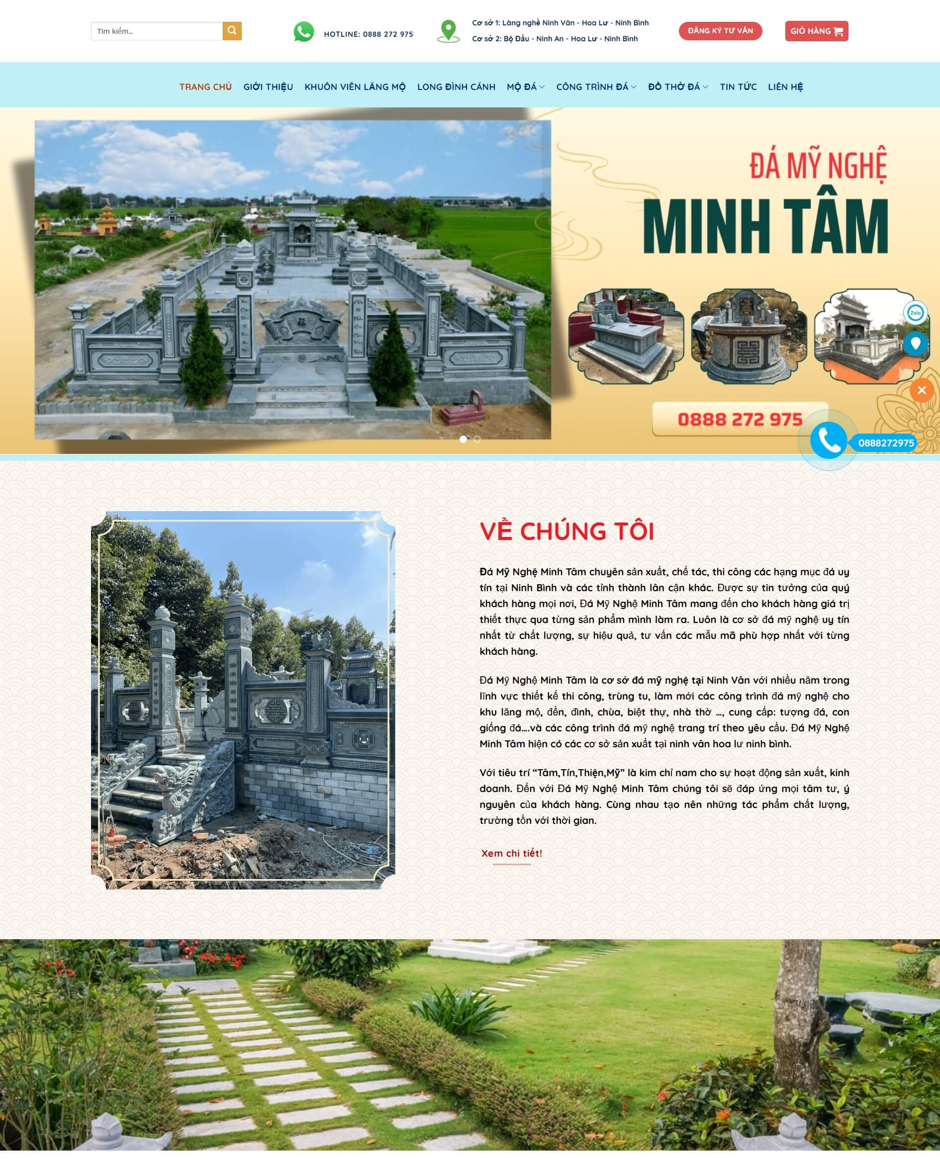 Theme WordPress đá mỹ nghệ 12