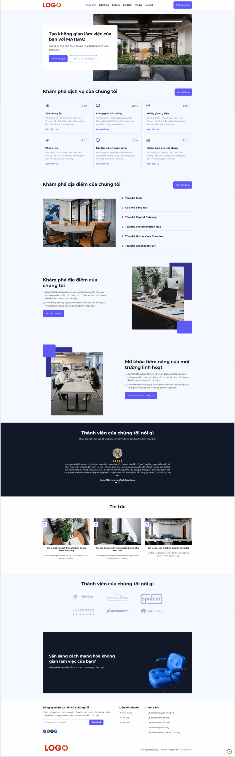 Dịch vụ cho thuê văn phòng