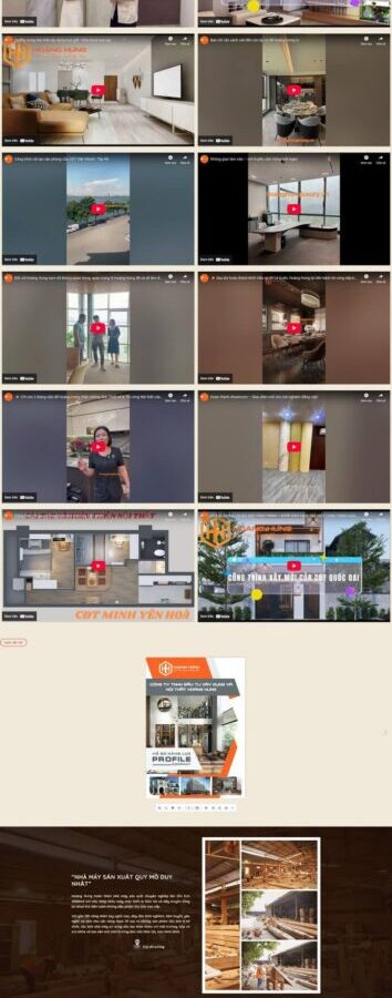Theme WordPress combo full nội thất căn nhà
