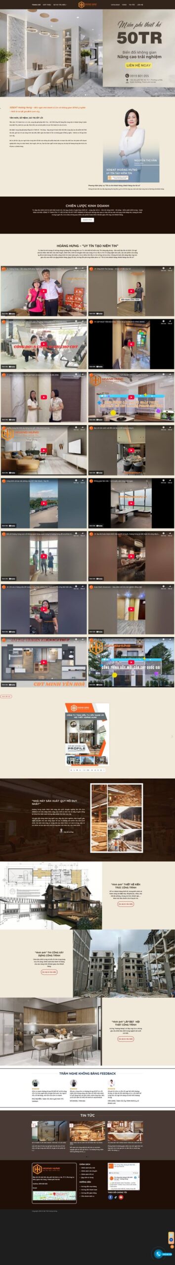 Theme WordPress combo full nội thất căn nhà